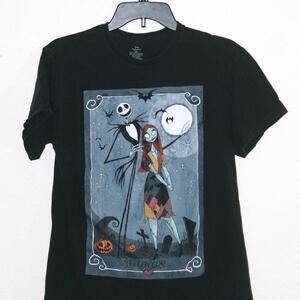 The Nightmare Before Christmas Jack and Sally "The Lovers" Tarot TShirt Medium